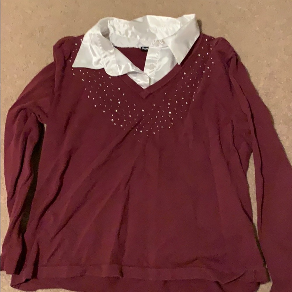 Long sleeve blouse